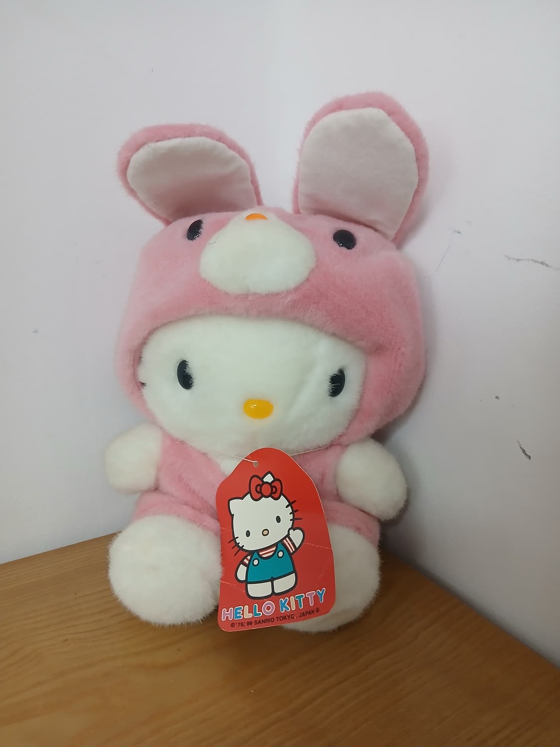 99년도 빈티지 산리오 헬로키티 토끼 후드 인형 상품이미지1