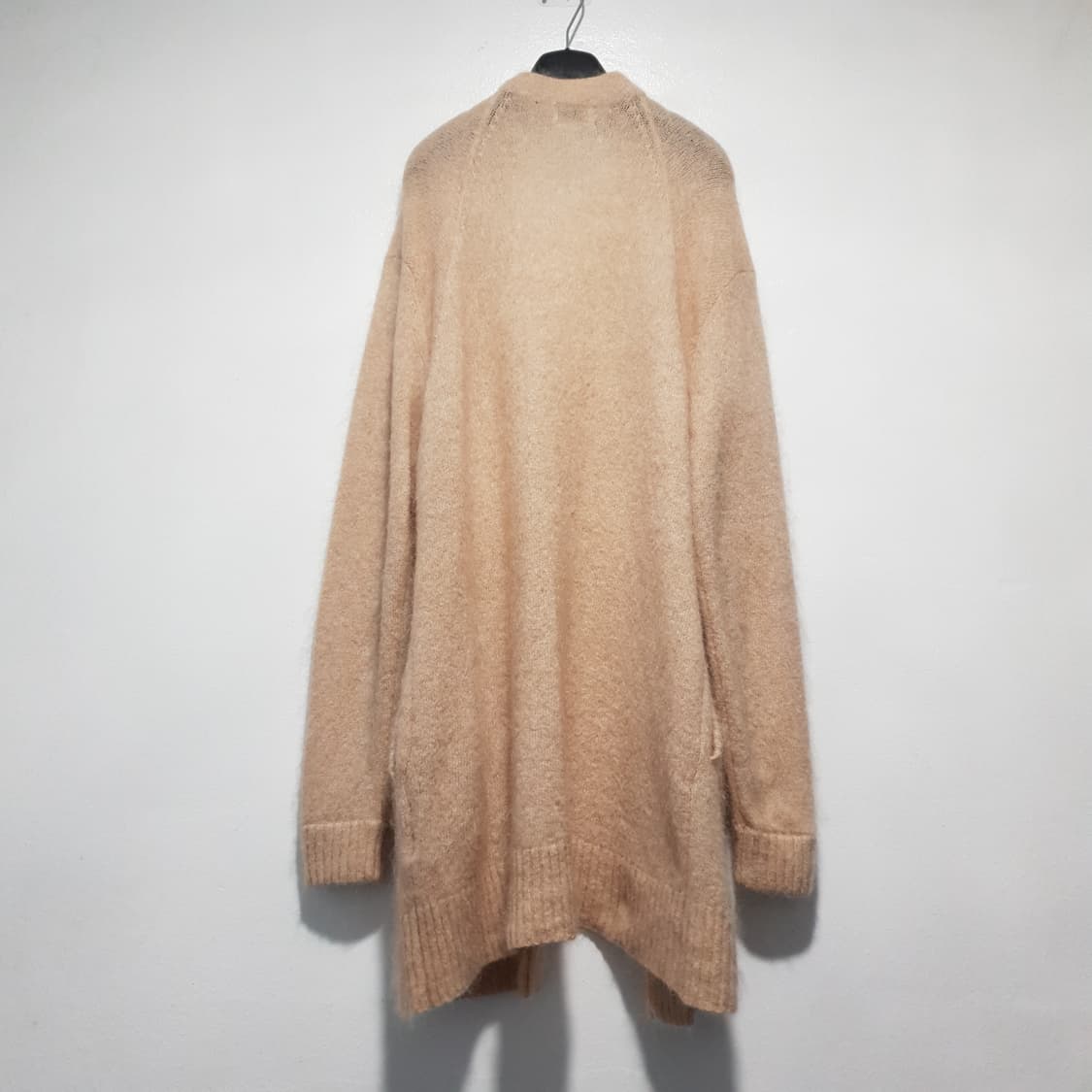 여성 S) 아크네 스튜디오 라야 모헤어 오버핏 니트 오픈 롱 가디건 상품이미지7