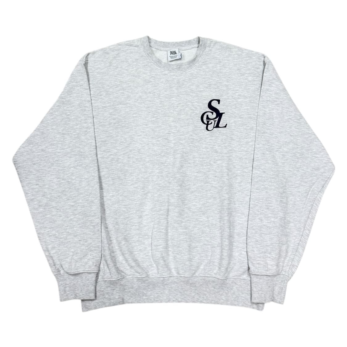 스컬프터 심볼 로고 맨투맨 그레이 L 상품이미지1