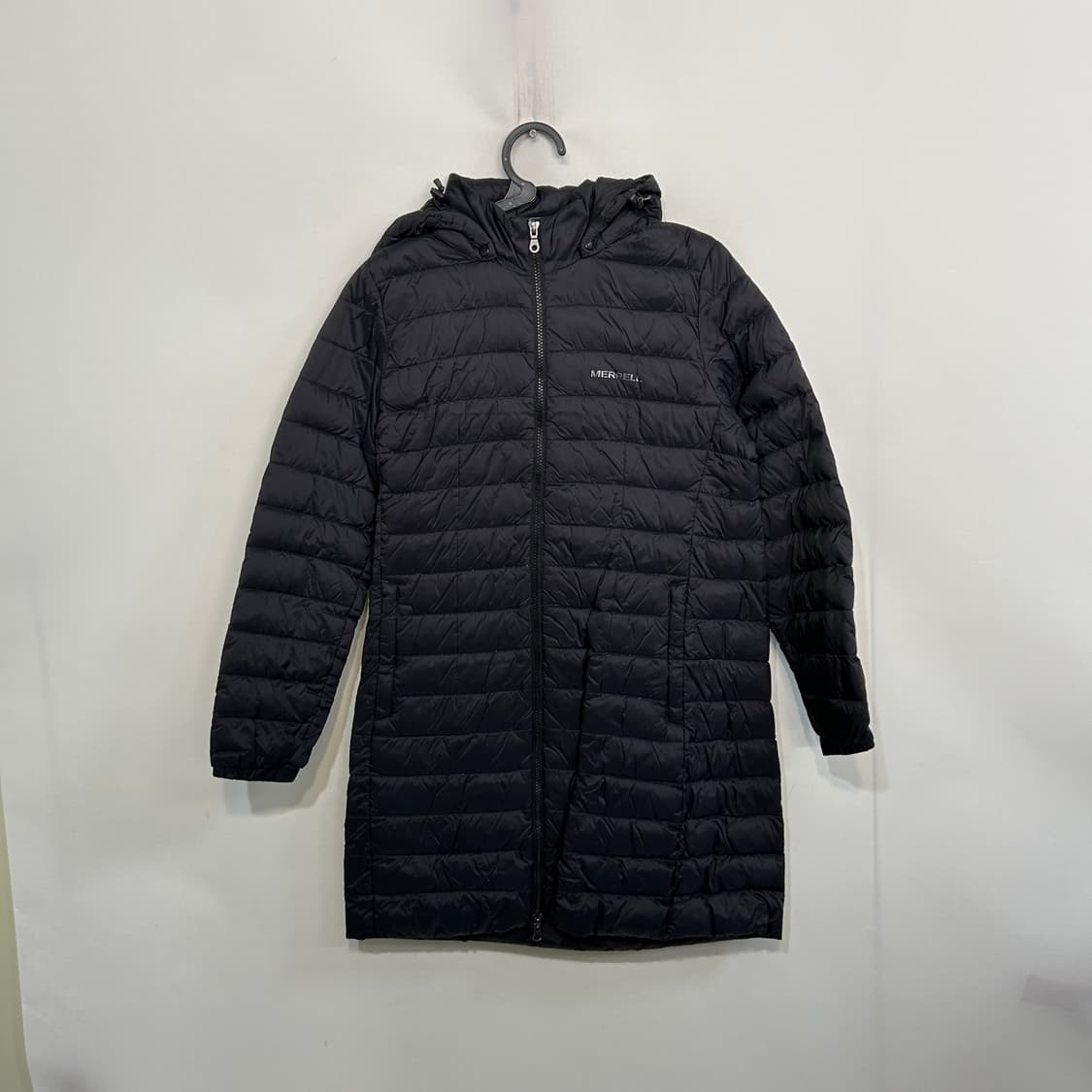 머렐 여성 오리털 롱패딩 95 경량 블랙 상품이미지1
