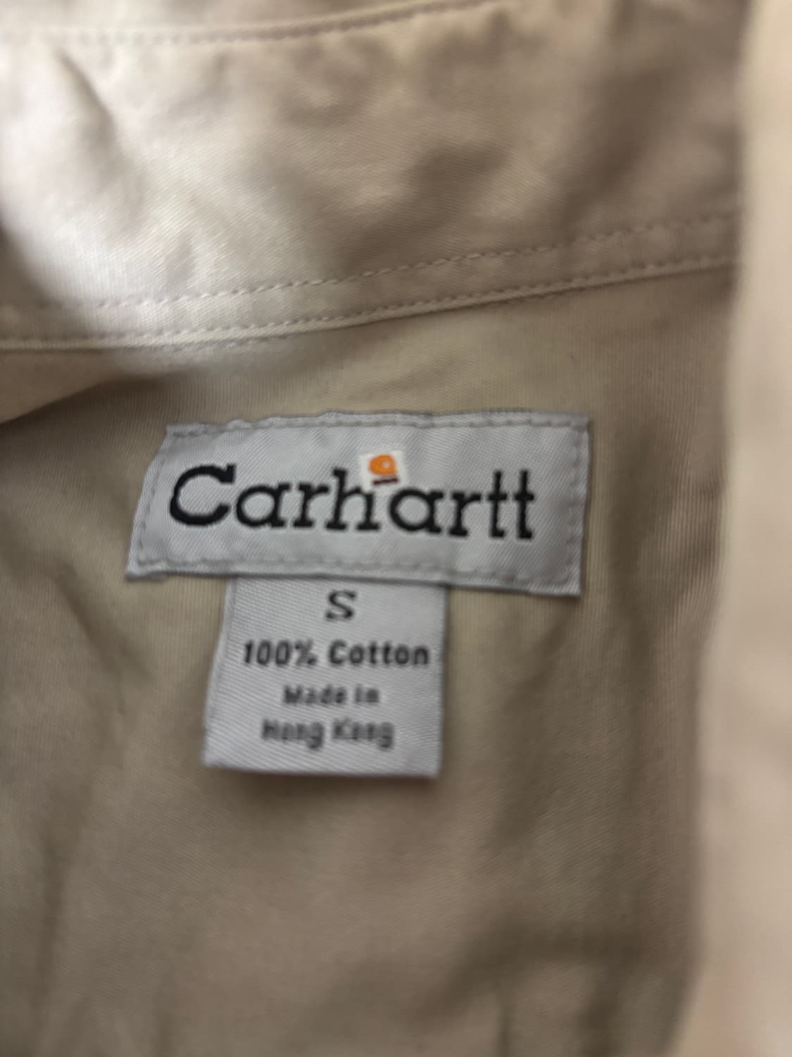 칼하트 반팔 셔츠 베이지 상품이미지5