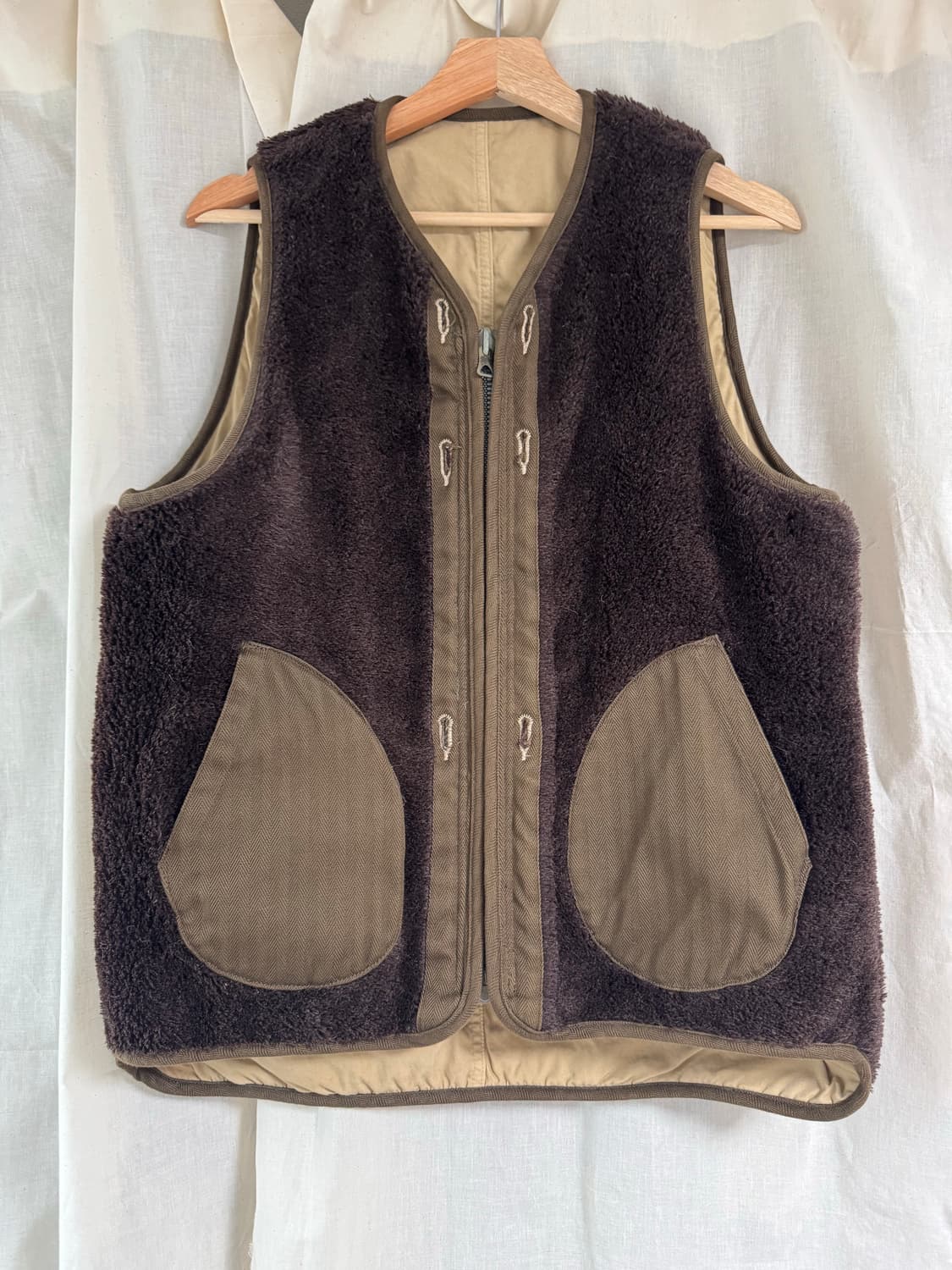 Visvim / CONTRARY DEPT 라이너 베스트 카키 / 2사이즈 상품이미지4