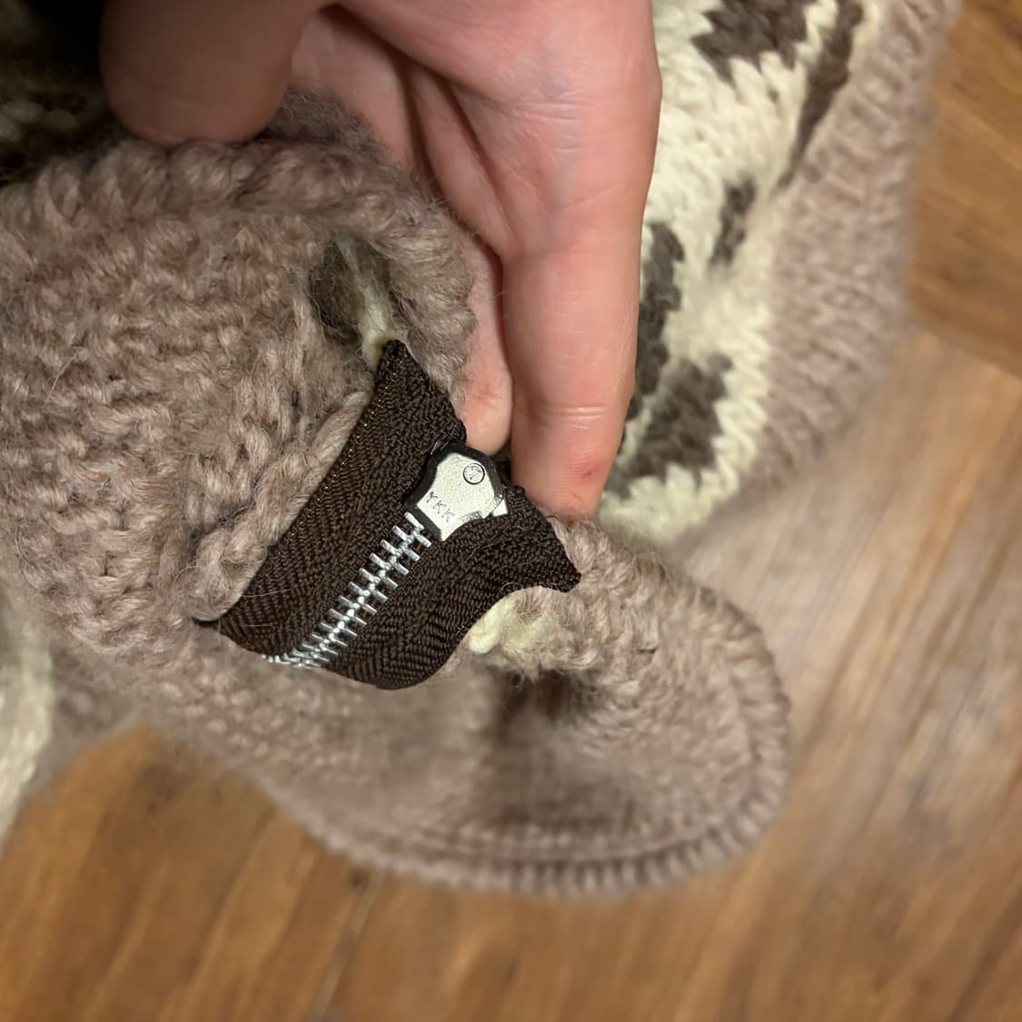 MACHOPE WOOL 100% COWICHAN ZIPUP JACKET 상품이미지7