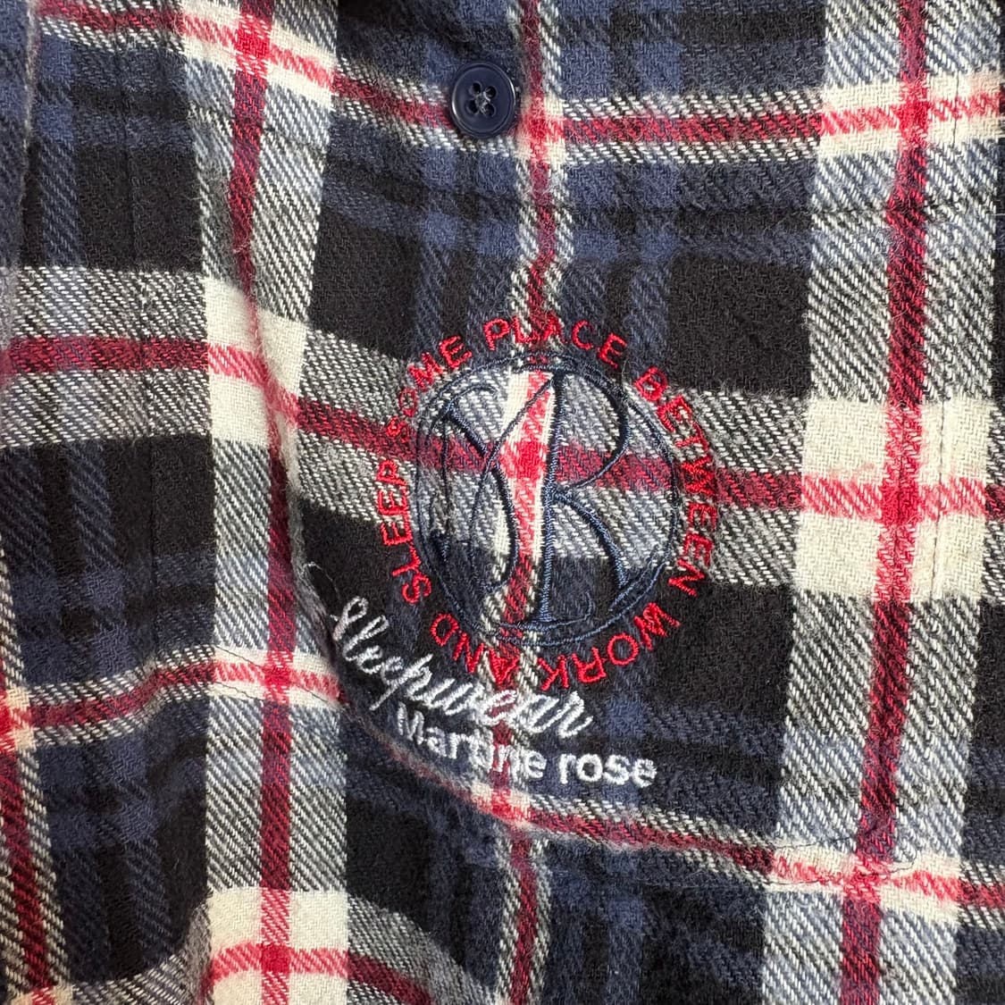 [M] 마틴로즈 오버사이즈드 플란넬 셔츠 상품이미지2