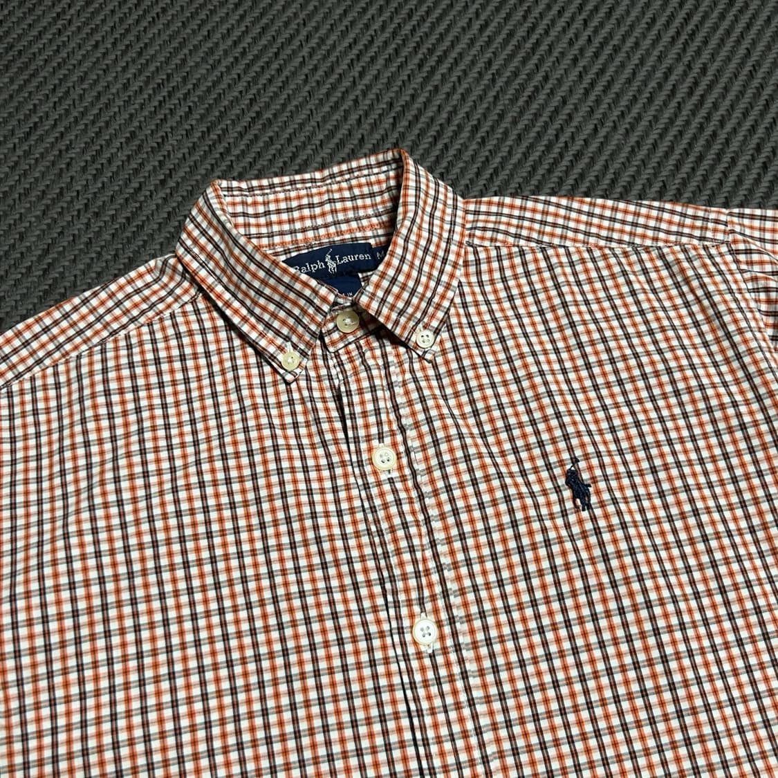 [S] Polo 폴로 랄프로렌 우먼즈 반팔 체크셔츠 상품이미지5