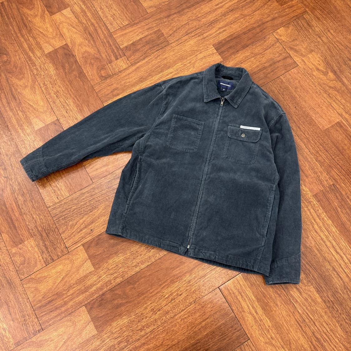 M(105) 디스이즈네버댓 디네댓 코듀로이 워시드 집업 자켓  상품이미지3