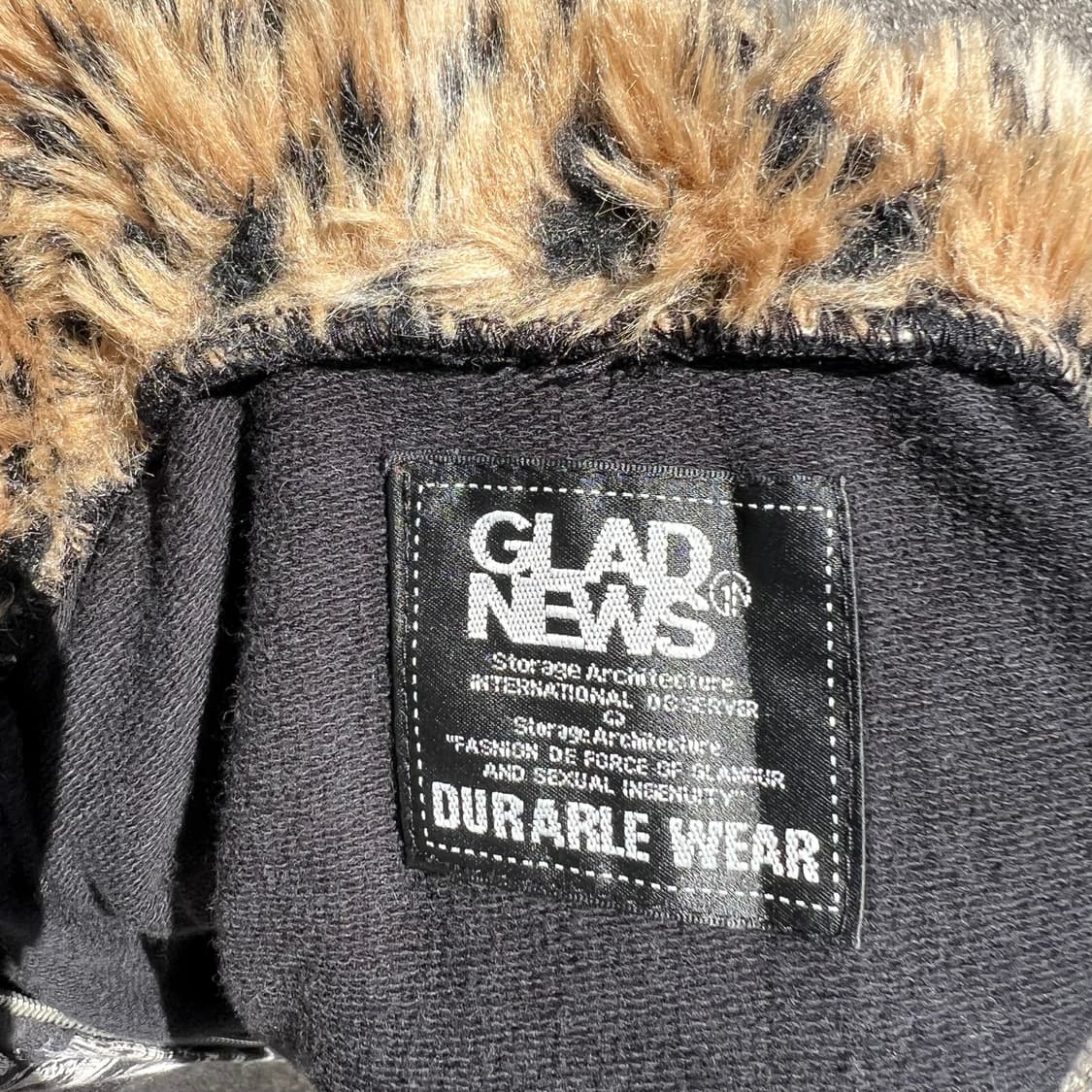 Glad News 스켈레톤 풀 집업 후디 상품이미지7