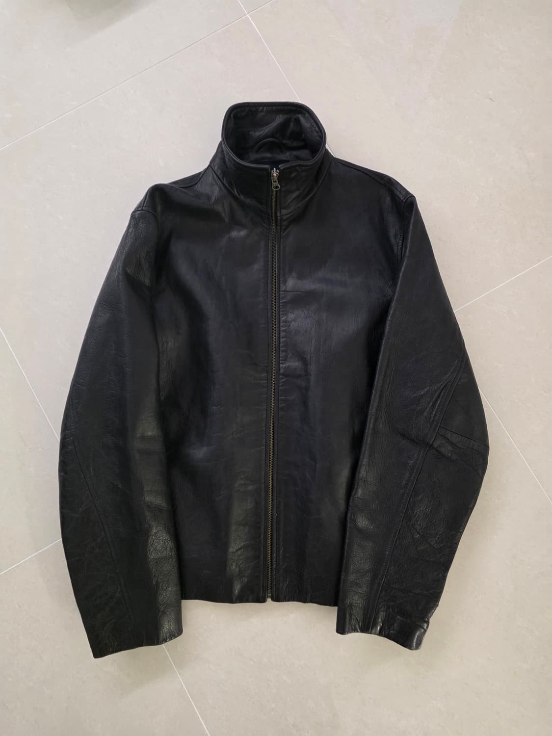 올드 갭 레더 풀업 자켓(M) 상품이미지1