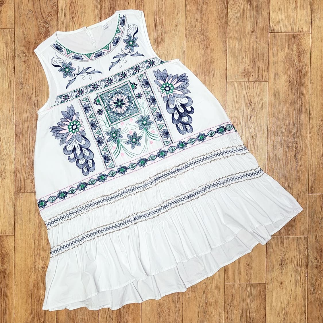 QSYR 자수원피스 프리사이즈  상품이미지1