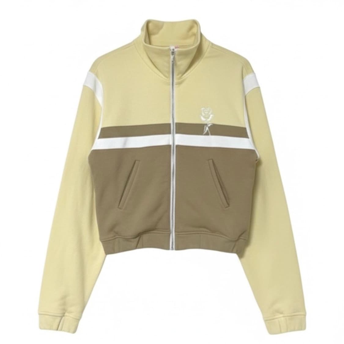 Kijun Wild Rose crop zip up 상품이미지1