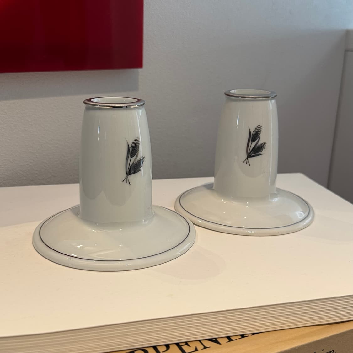 일본 빈티지 촛대ㅣ후카가와 아리타 핸드페인트 촛대 상품이미지2