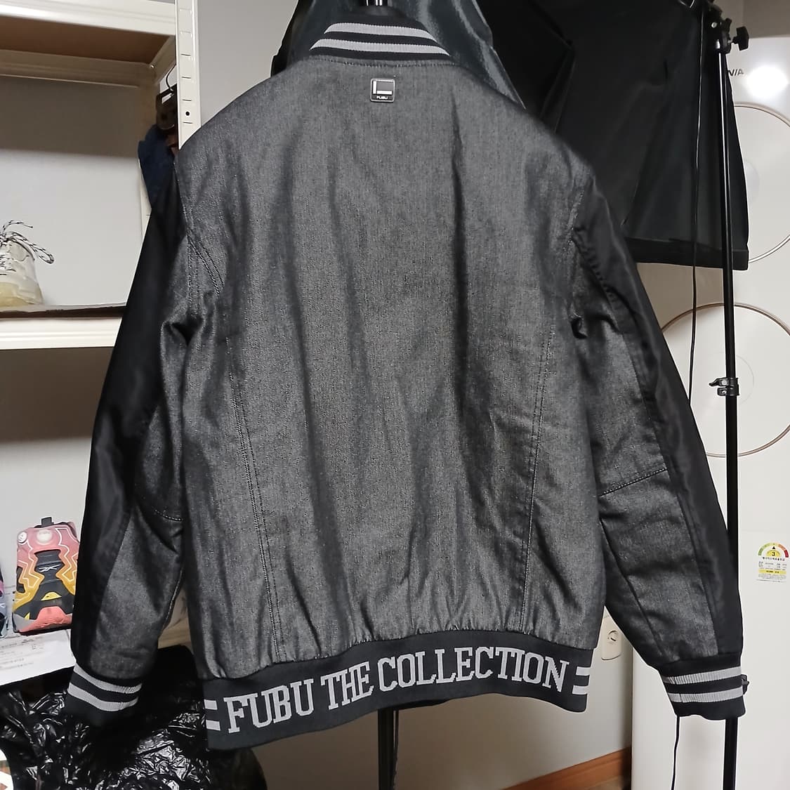 fubu 후부 푸부 데님 바시티 자켓 야구 상품이미지3