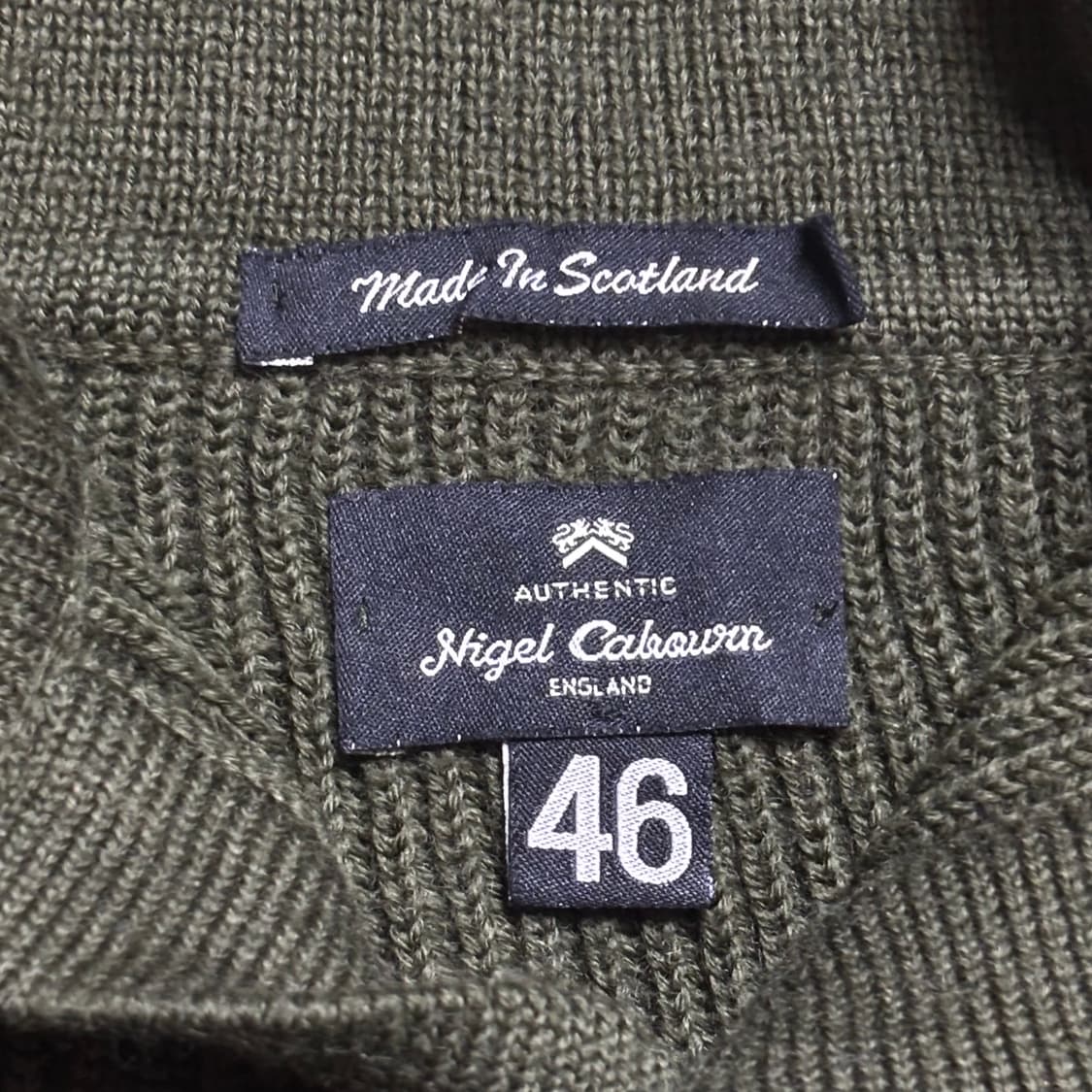Nigel Cabourn 나이젤카본 하이넥 울 스웨터 상품이미지3