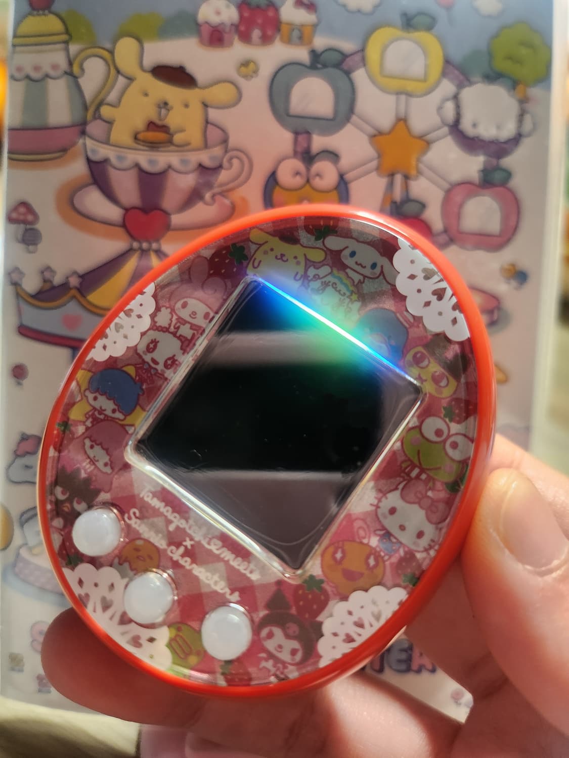 다마고치 산리오 미츠 레드 판매 상품이미지1