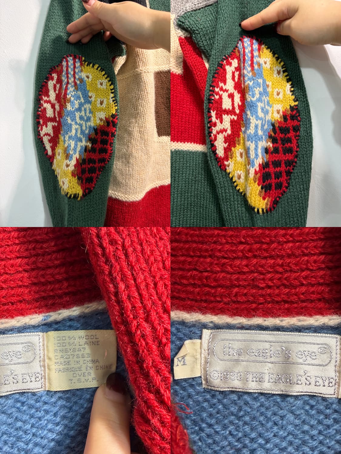 [m] wool 100% 크리스마스 니트 상품이미지10