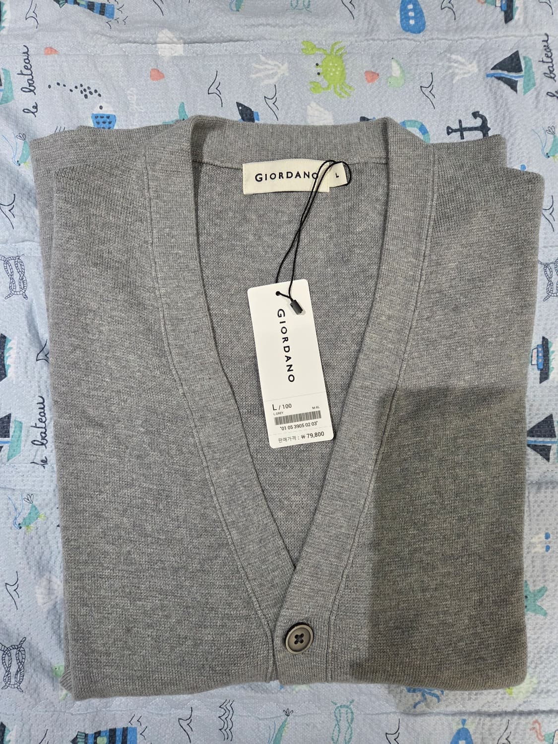 지오다노 하프밀란 브이넥 가디건(12GG) 상품이미지5