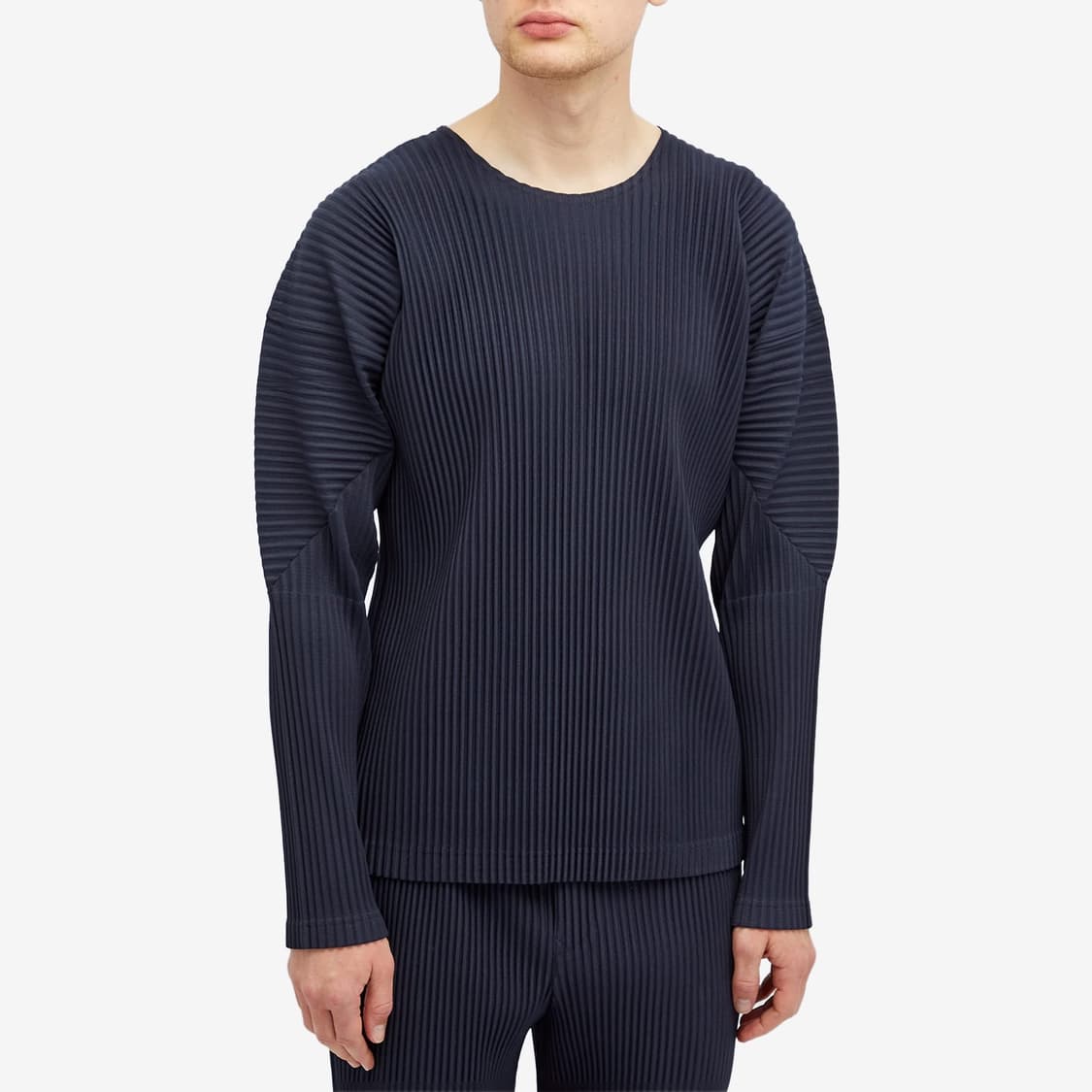 옴므플리세 이세이미야케 베이직 라운드넥 롱슬리브 티셔츠 상품이미지1