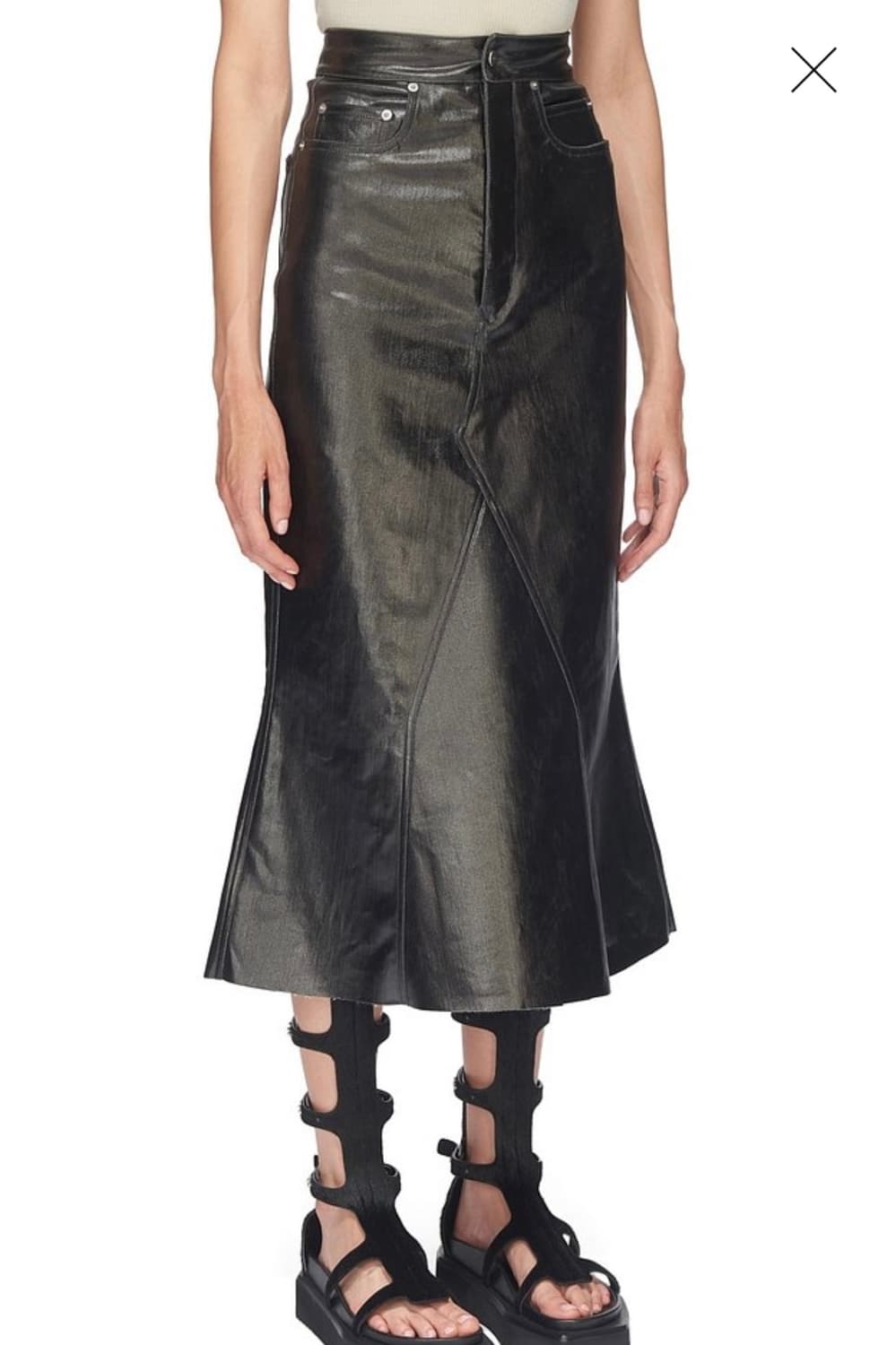 Rick owens denim skirt 상품이미지1