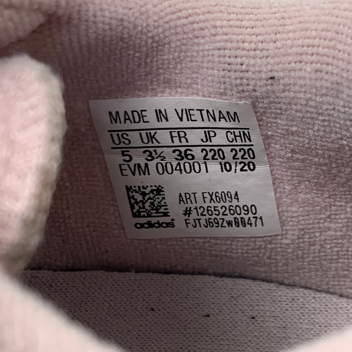 [220/정품] 아디다스 오즈위고 핑크 여성 운동화 신발
 상품이미지8