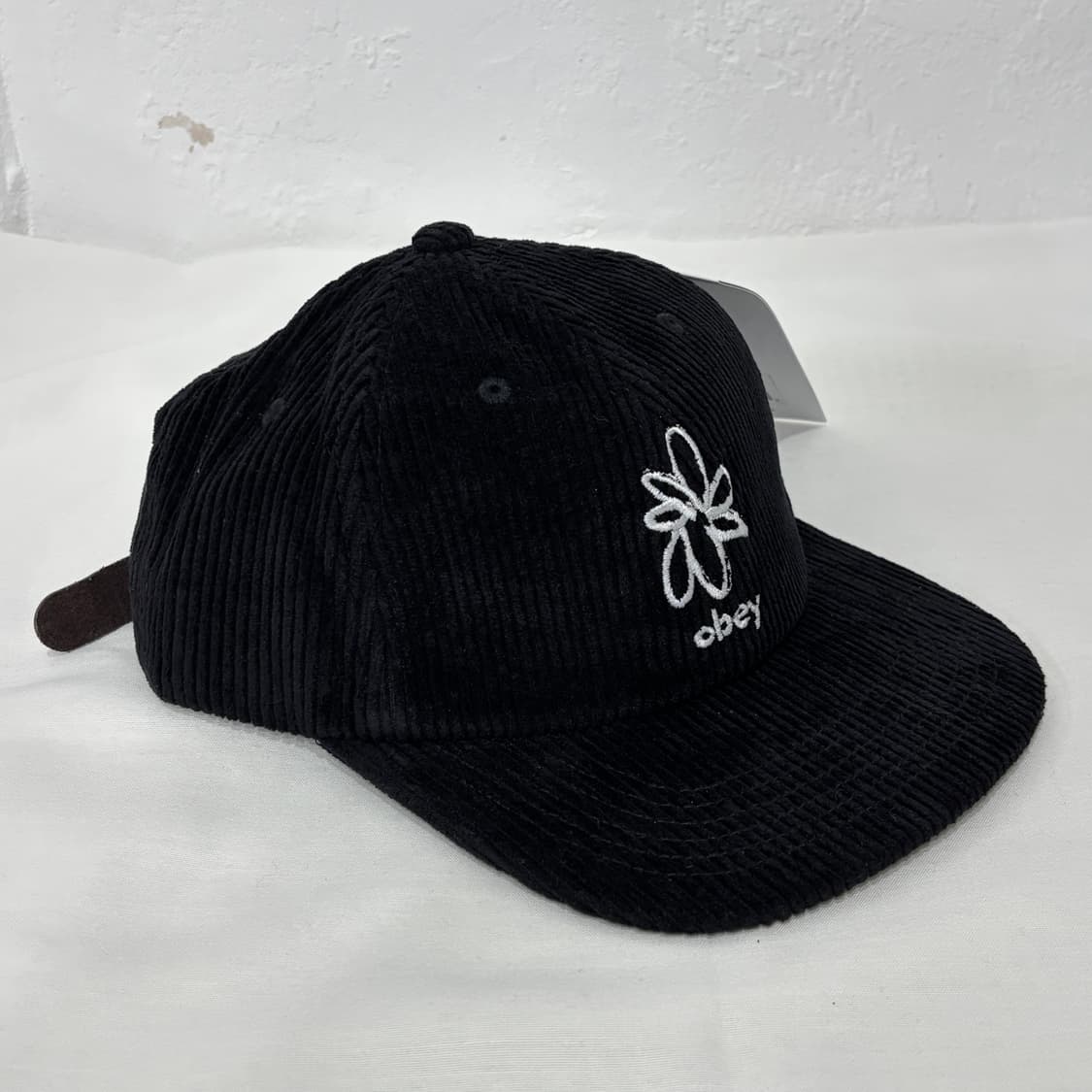 OBEY 코듀로이 골덴 일자챙 플라워 모자 상품이미지3