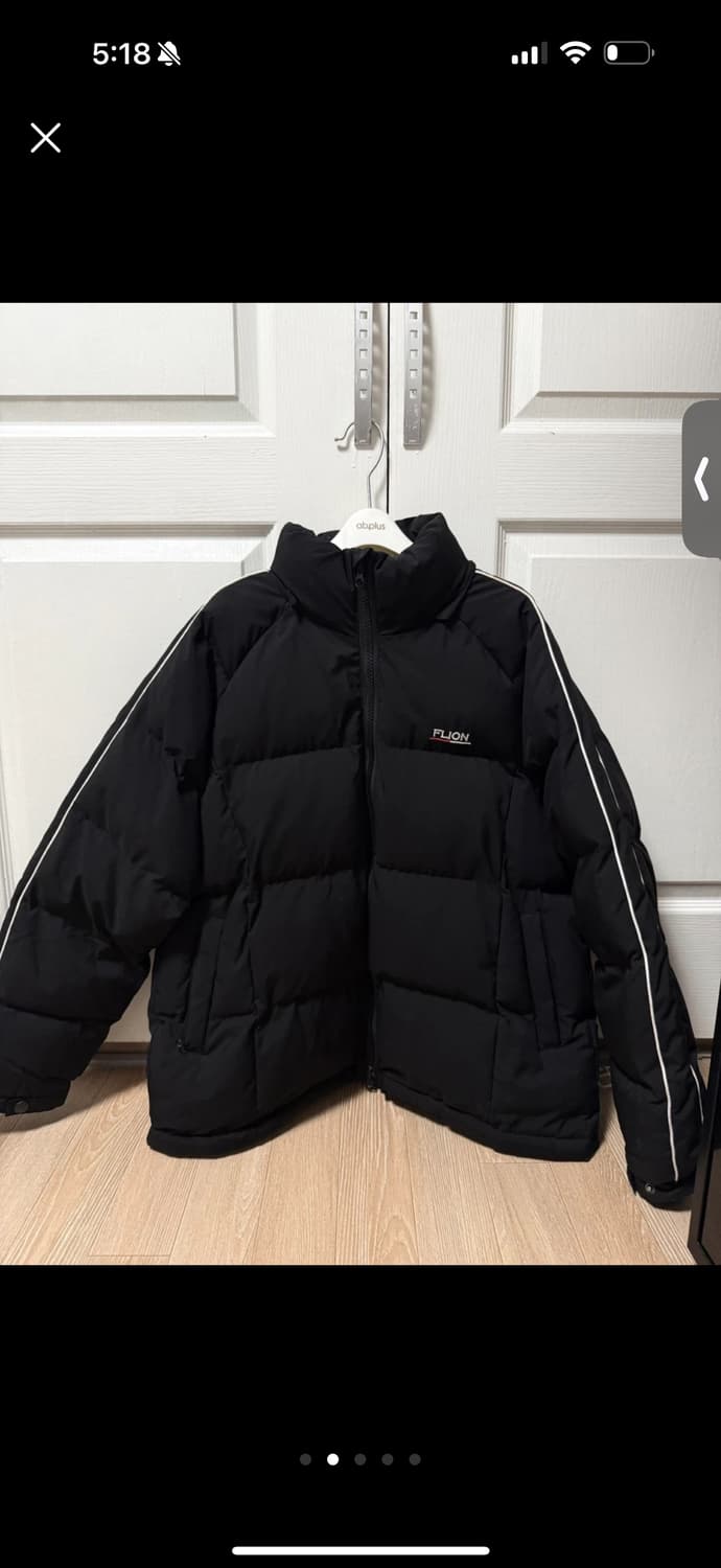 플리온 더블바인드 블랙 패딩 (남녀공용 도톰 따뜻 패딩) 상품이미지4