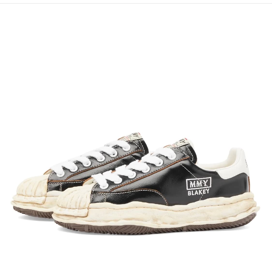 메종 미하라 야스히로 블레이키 레더 로우탑 스니커즈 42, 43 상품이미지1