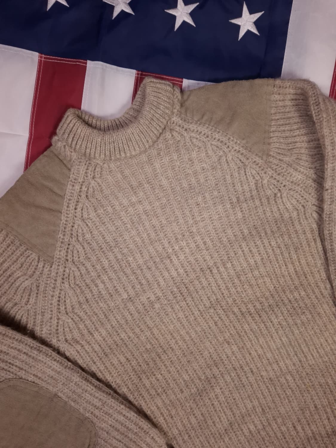 새제품급 90's 오리지날 영국제조 Niffi 울 피션맨 니트 상품이미지2