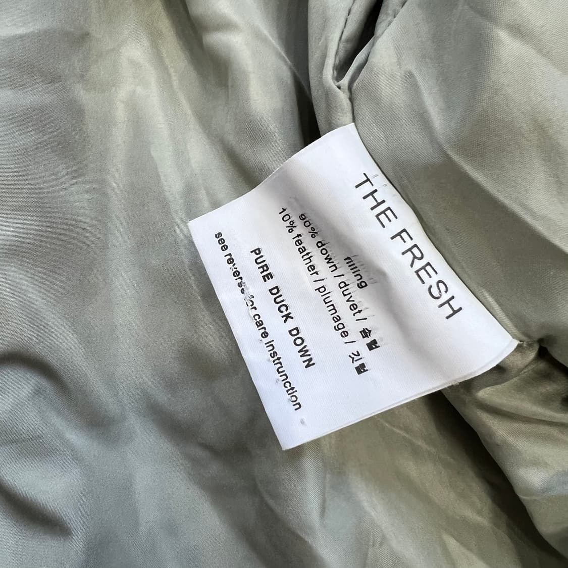 F) THE FRESH 더프레시 벨티드 덕다운패딩 상품이미지5