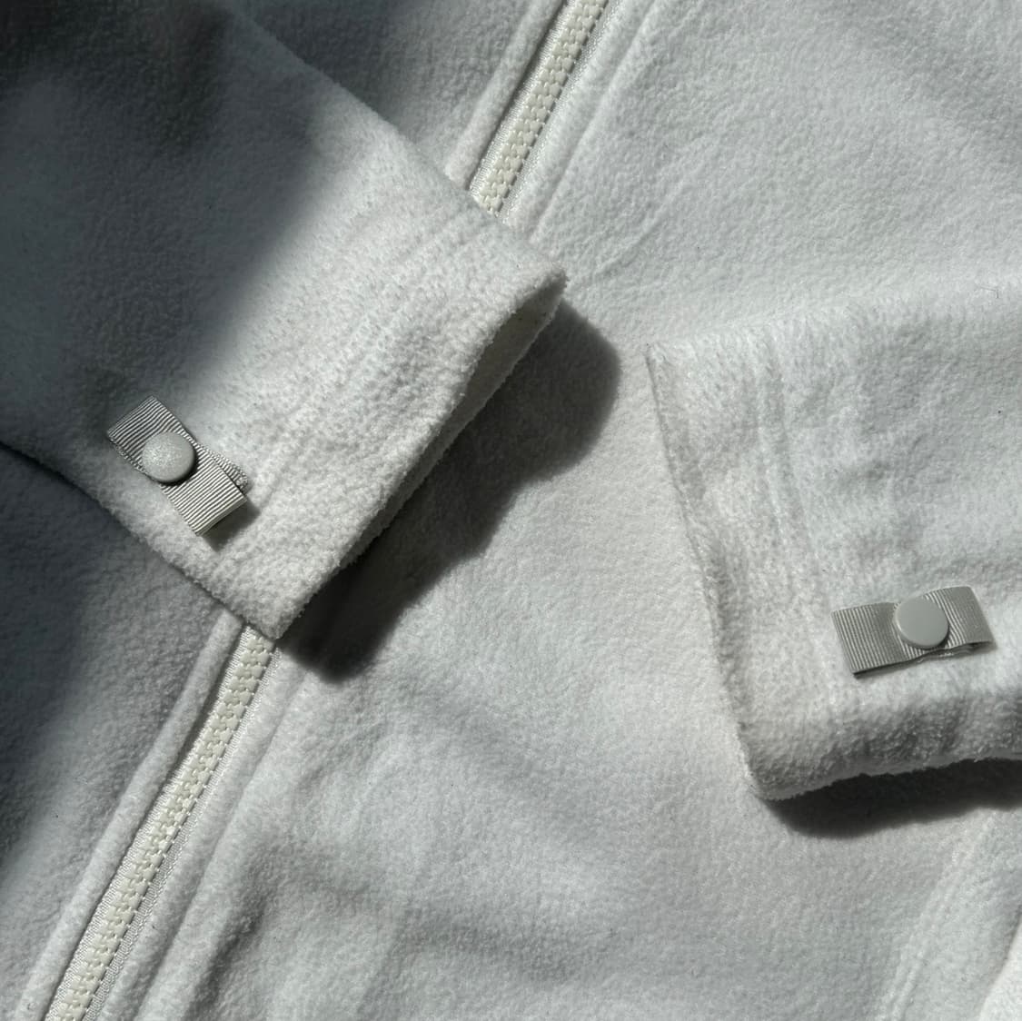 노스페이스 화이트 플리스 집업  상품이미지7