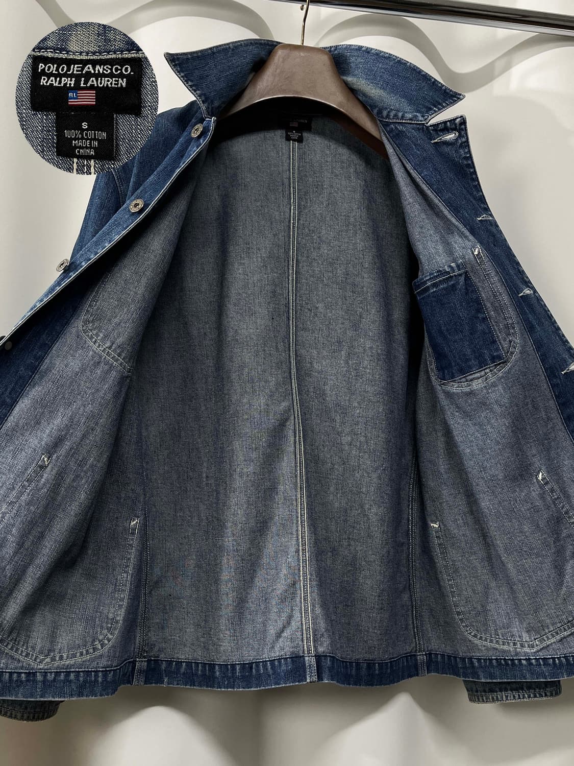 폴로 랄프로렌 데님 초어 덩가리 워크자켓 상품이미지3