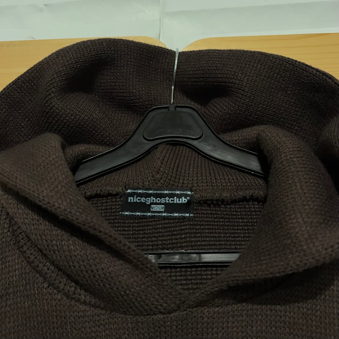 나이스고스트클럽 니트후드 상품이미지3
