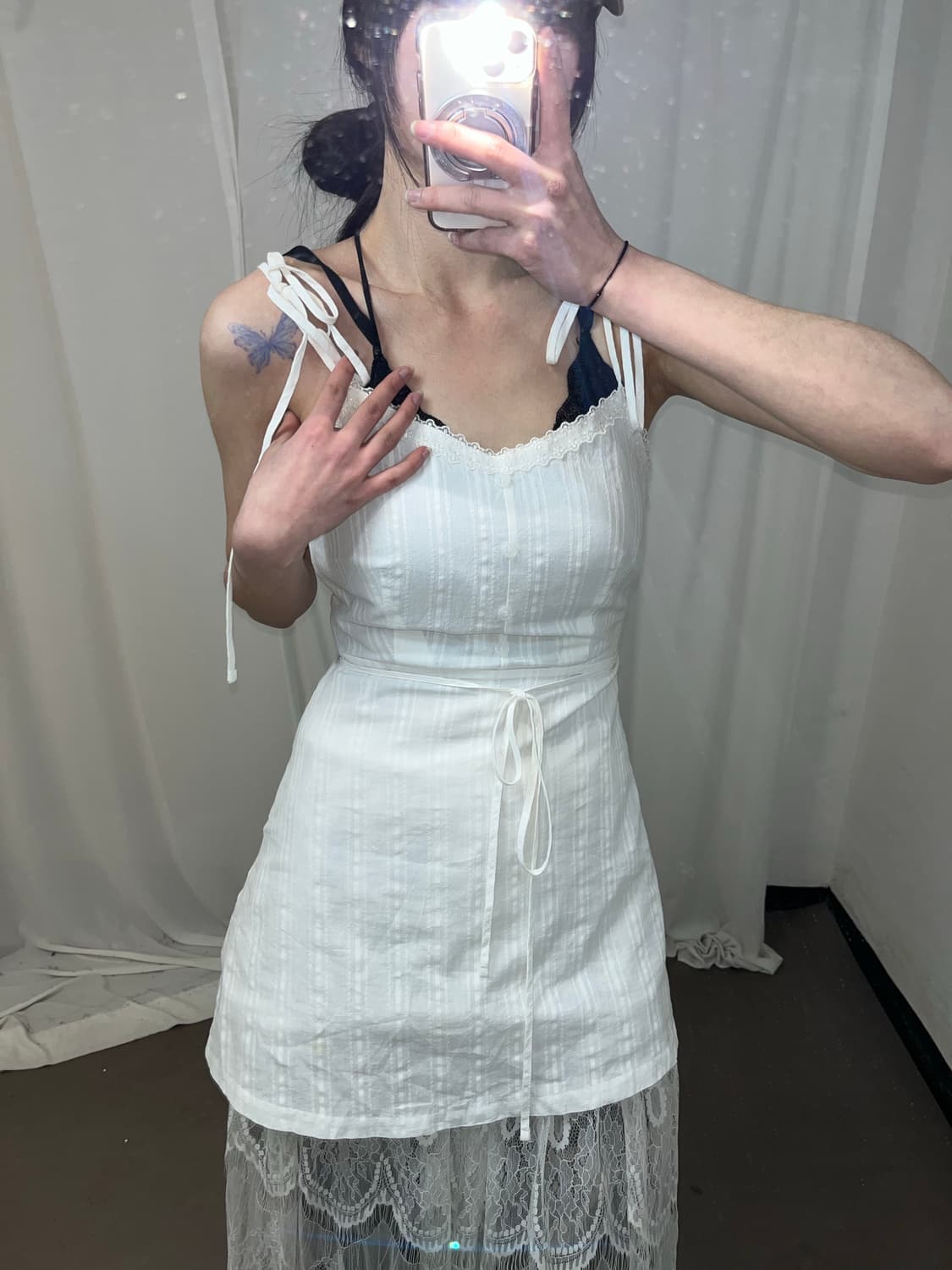 재패니즈 걸 너드 레이어드 셋업 상품이미지8