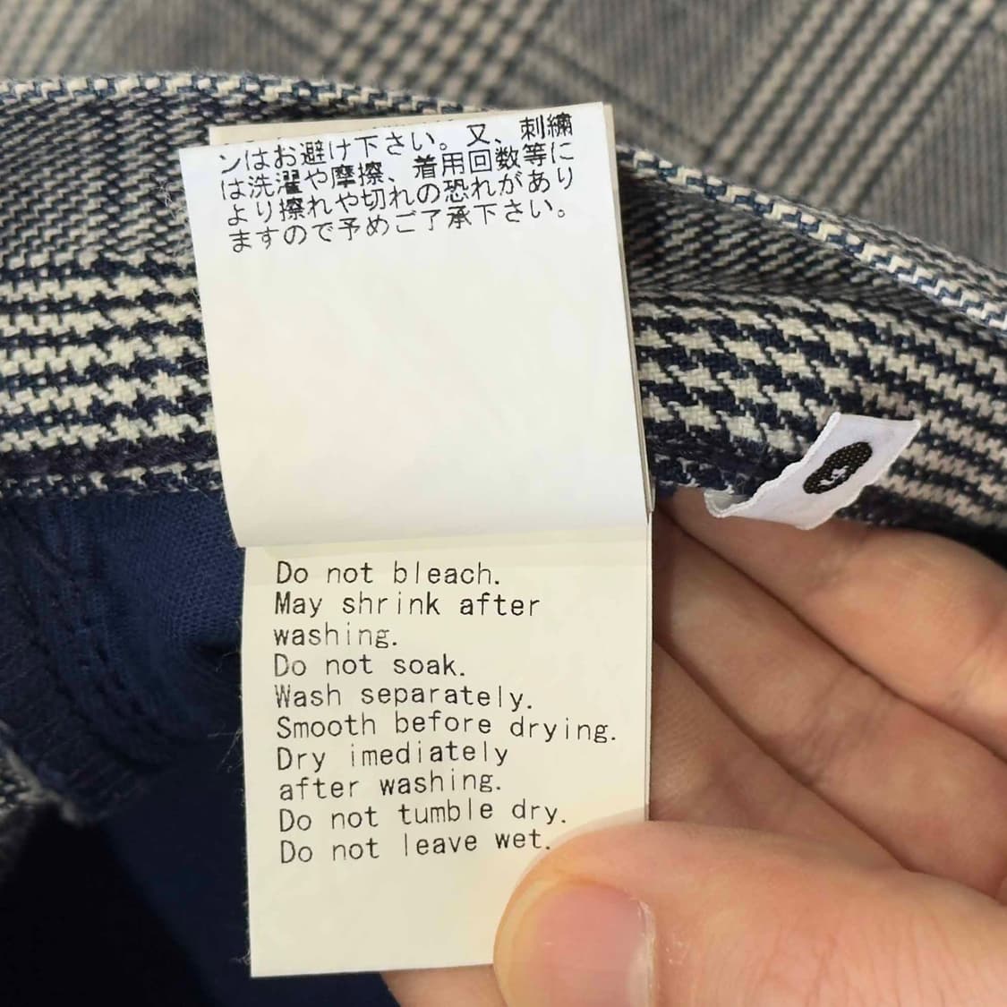 베이프 원스타 체크 반바지 쇼츠 상품이미지6