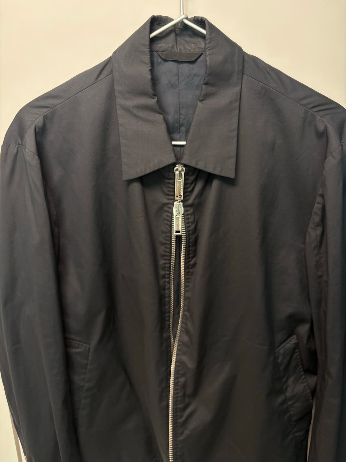 코스튬 네셔널 블랙 미니멀 블루종 자켓 95-100 상품이미지2