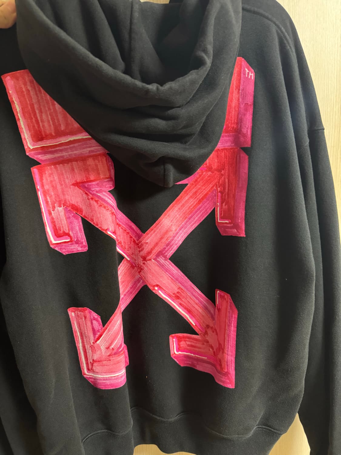 오프화이트 20fw 마커 후드티 판매합니다 상품이미지1