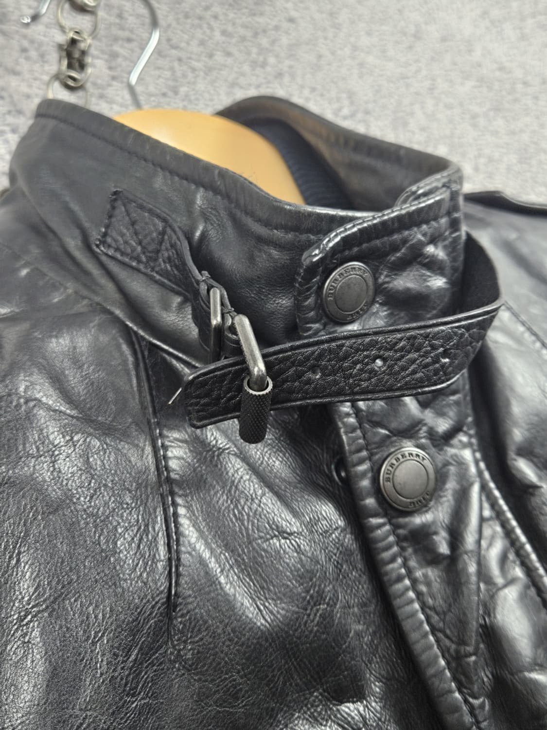 버버리 브릿 카프레더 웨스턴 필드 가죽자켓 ( S ) / 10485 상품이미지5