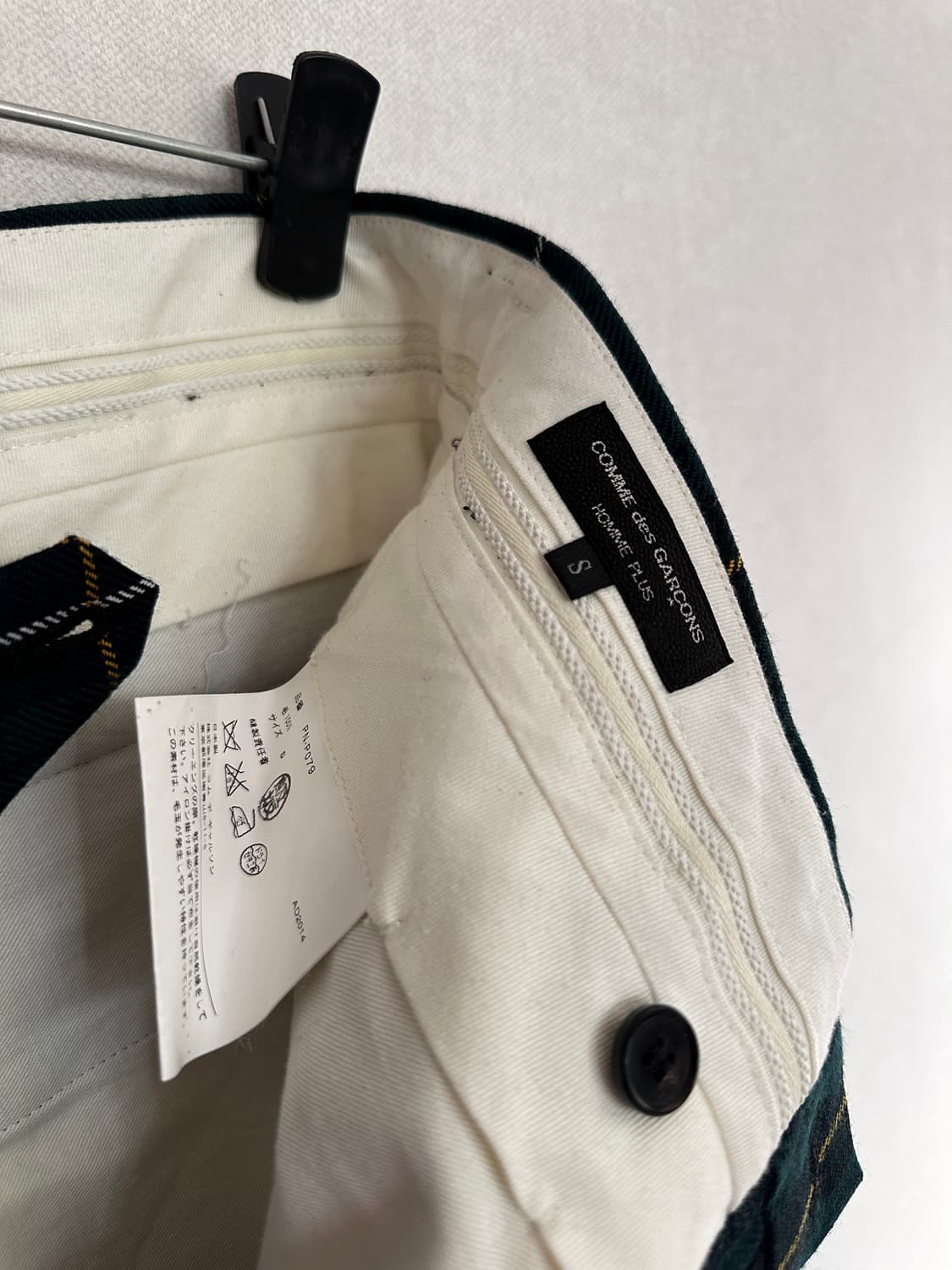 Comme des Garçons Plaid Dropcrotch  상품이미지2