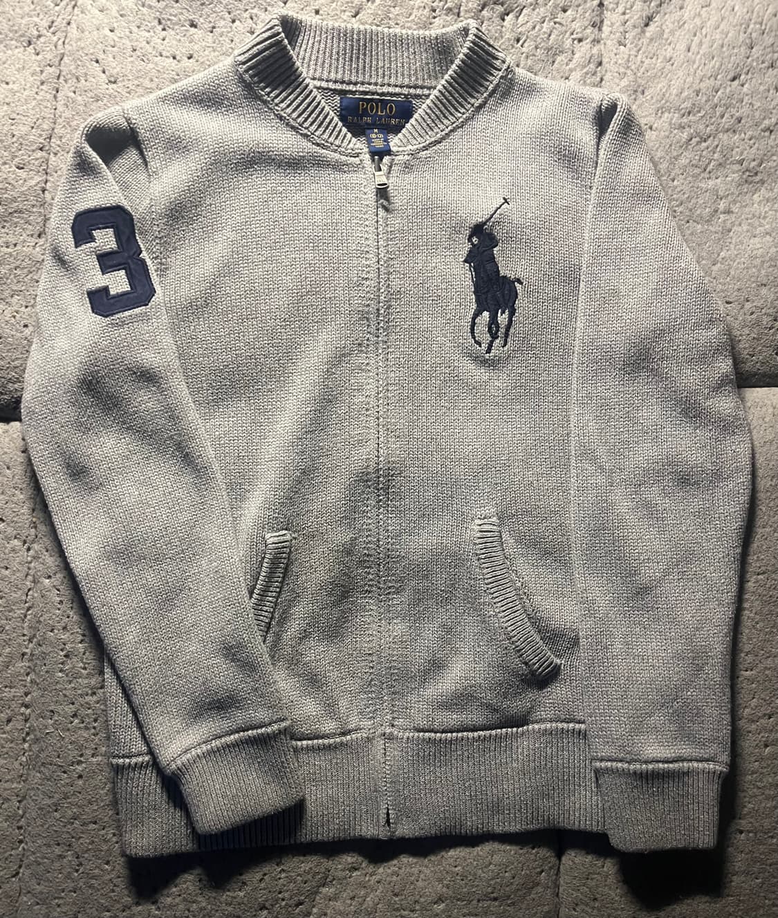 폴로 빅포니 그레이 집업 상품이미지1