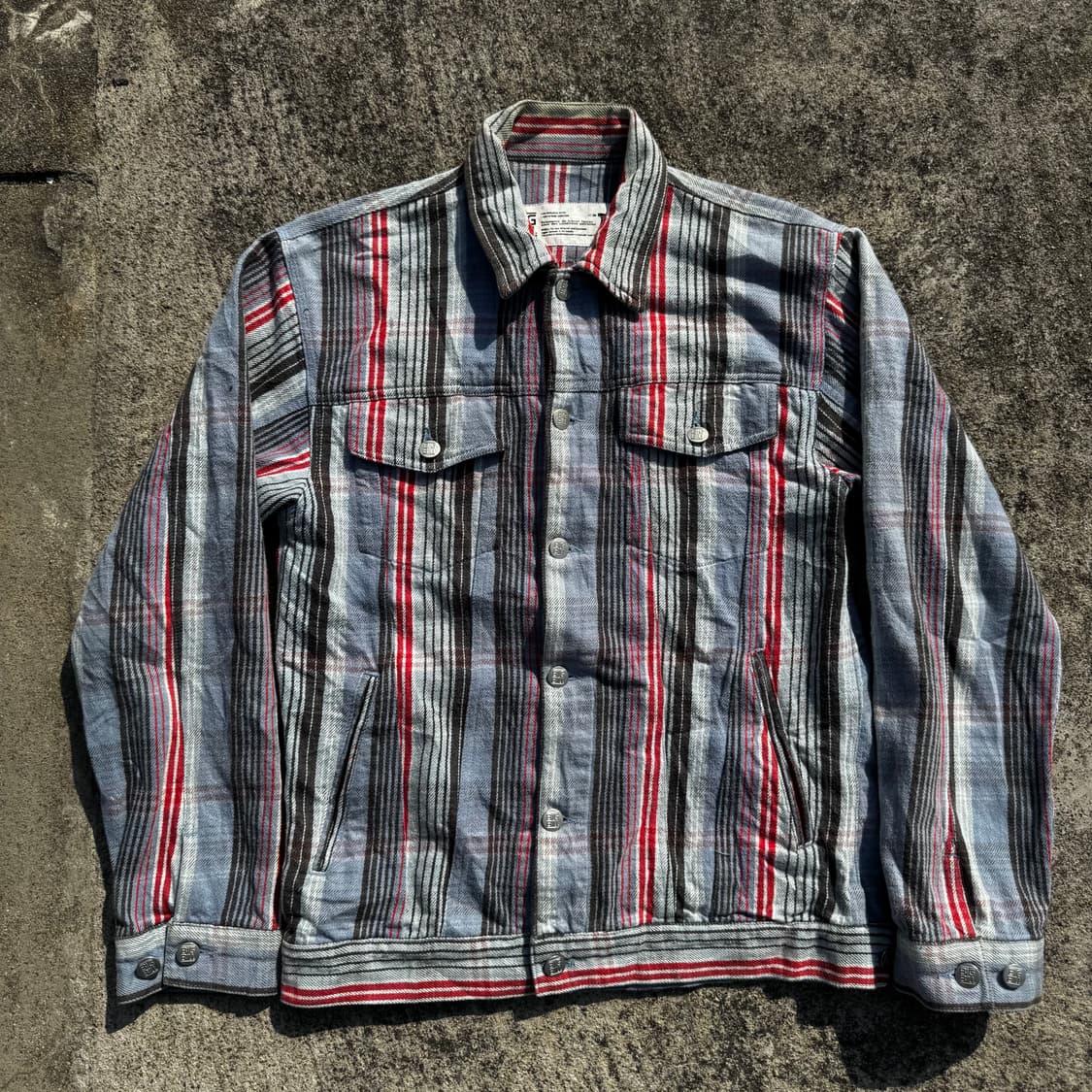 [M] Big Bill 체크 트러커 셔츠 자켓 상품이미지1