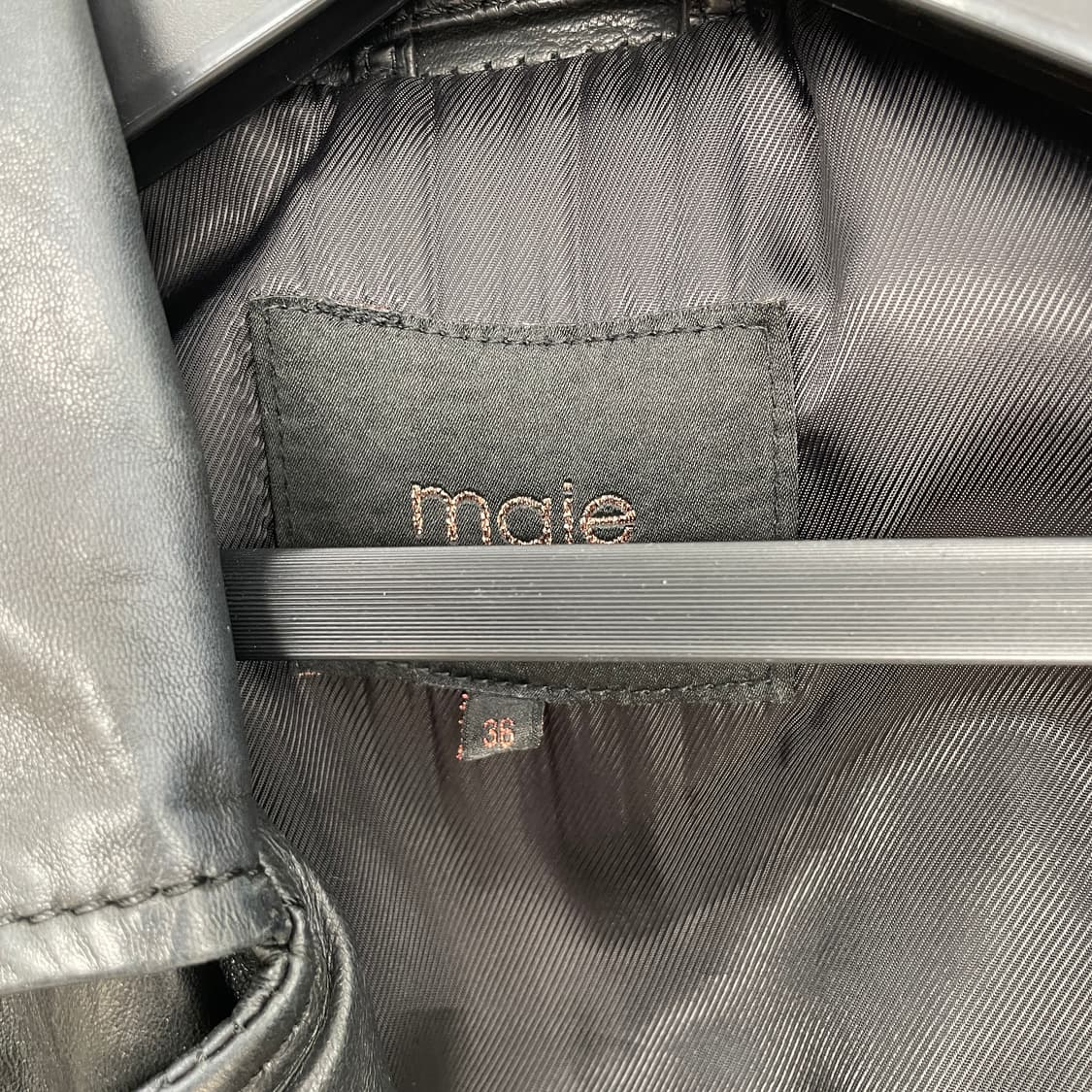 y2k 마쥬 라이더 레더 가죽 자켓 상품이미지7