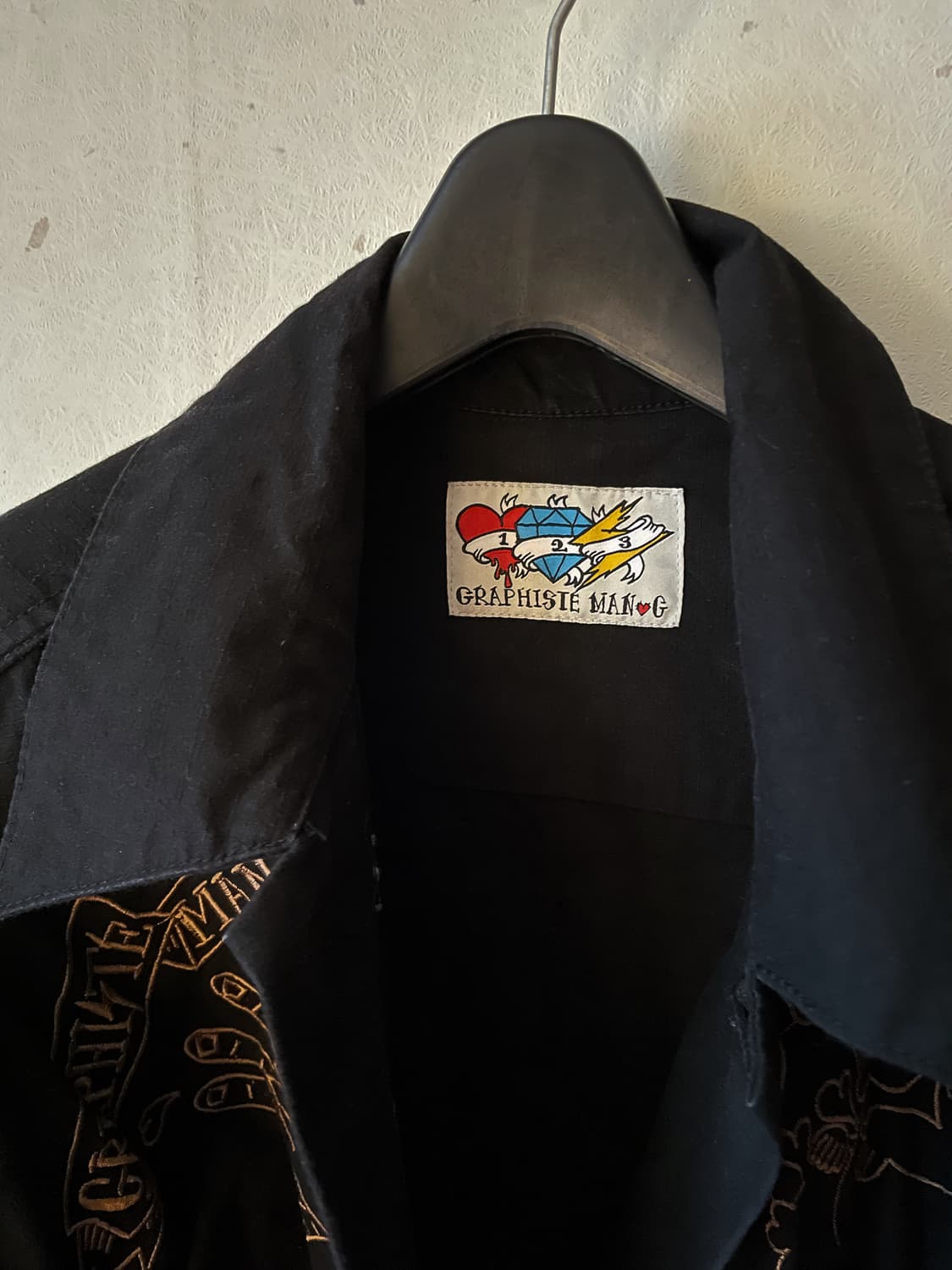 Graphiste Man G 자수 블랙 자켓 상품이미지2