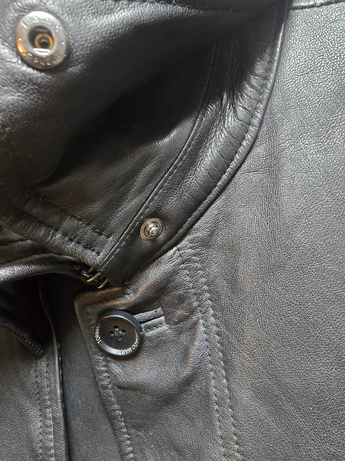 일본 토네이도 마트의 고품질 양가죽 자켓입니다. 상품이미지7