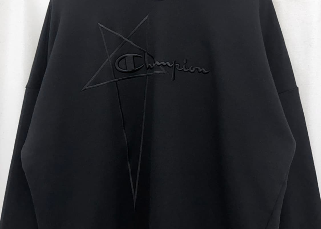 릭오웬스 챔피온 펜타그램 로고 맨투맨 상품이미지3