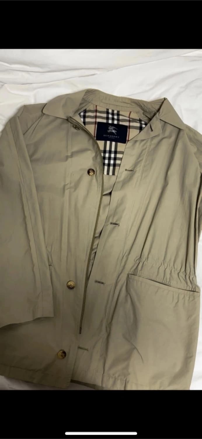 버버리 간절기 시파리자켓 52사이즈  상품이미지2