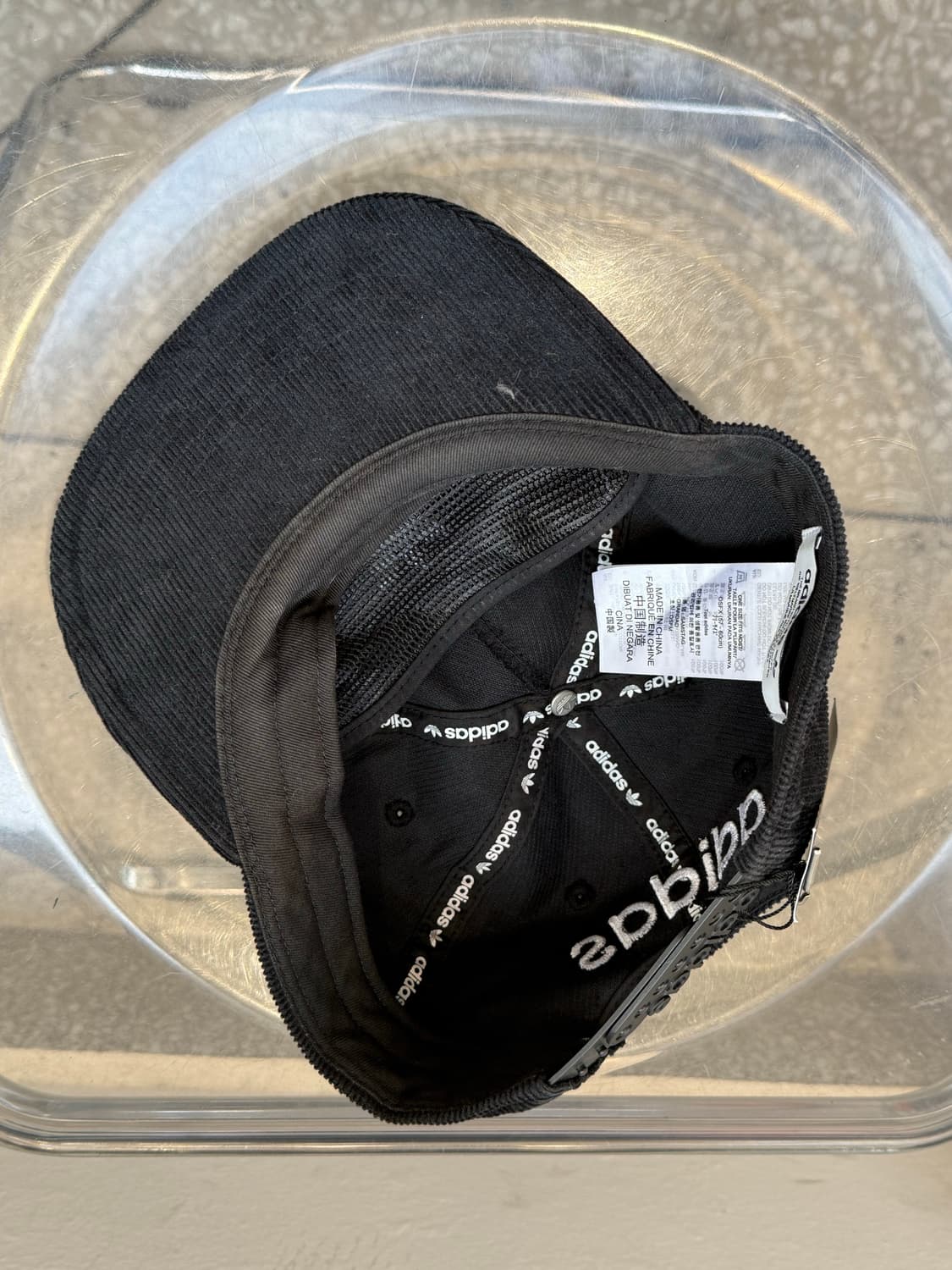 Adidas Black Corduroy Cap 상품이미지2