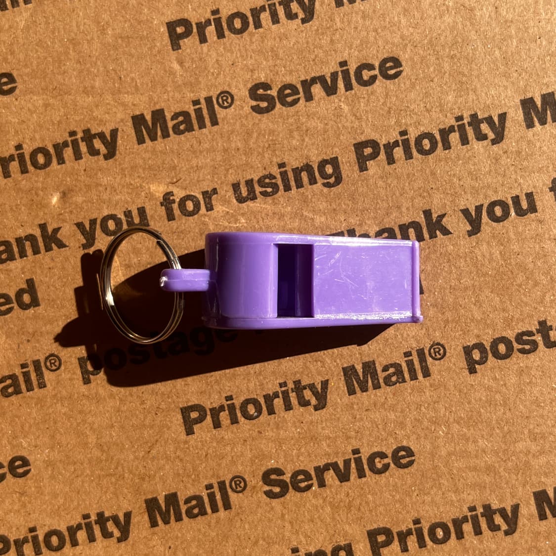 90s vtg Purple Whistle Keyring 상품이미지3