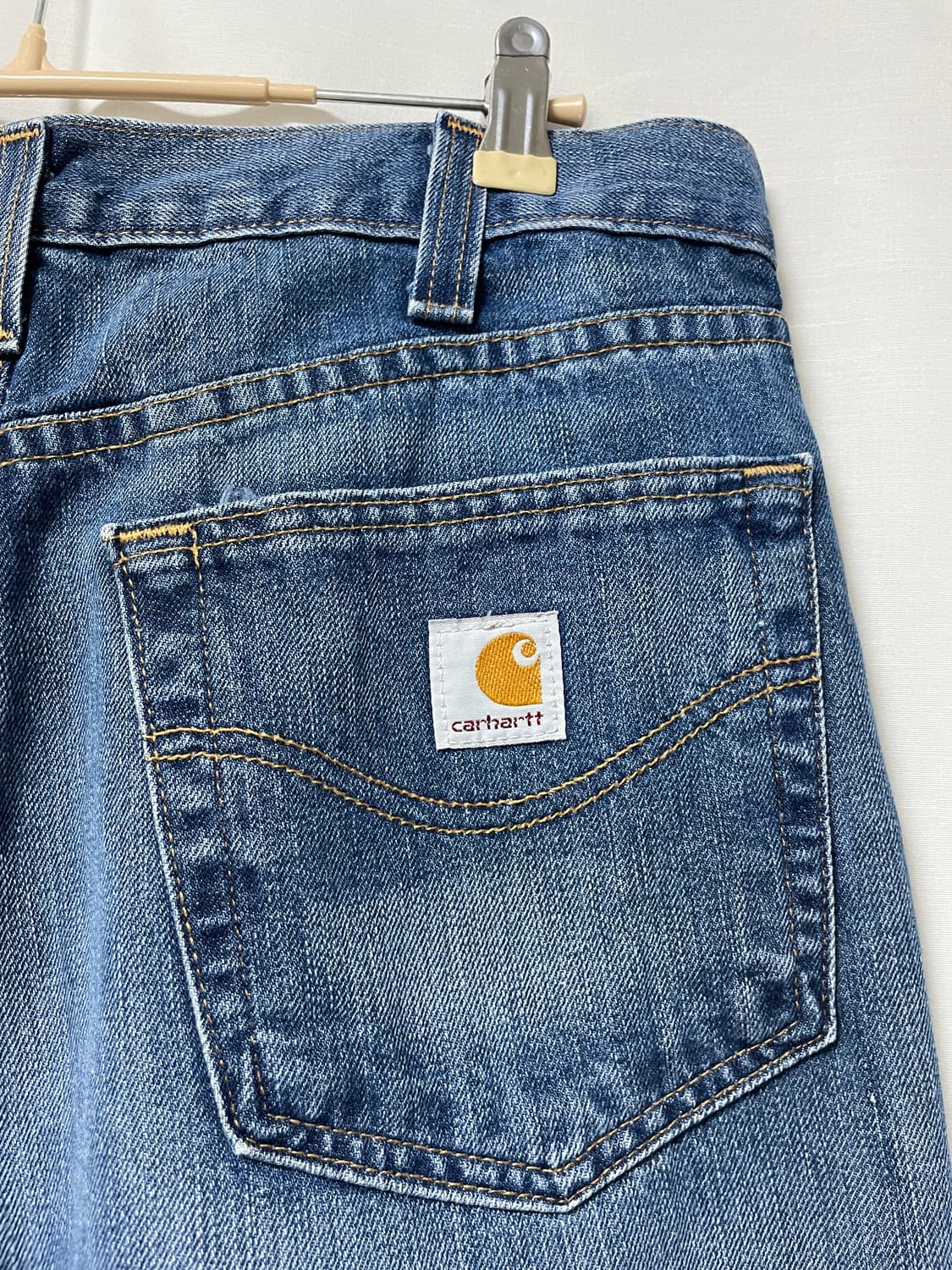 칼하트 릴렉스핏 멕시코산 데님팬츠 청바지 32 _ 중청 상품이미지5