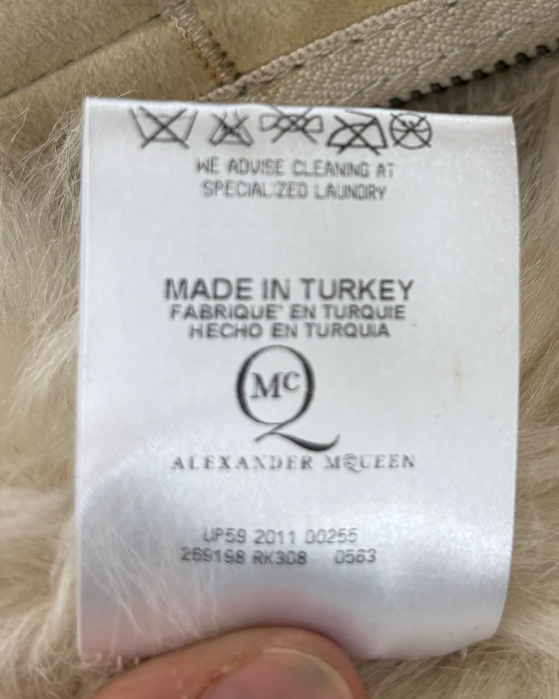 알렉산더 맥퀸 리버서블 시어링 베스트 상품이미지8