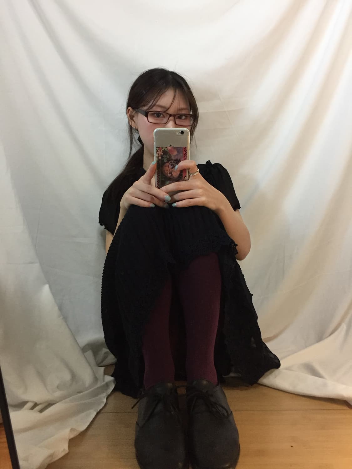 프릴 시스루 블라우스 상품이미지4