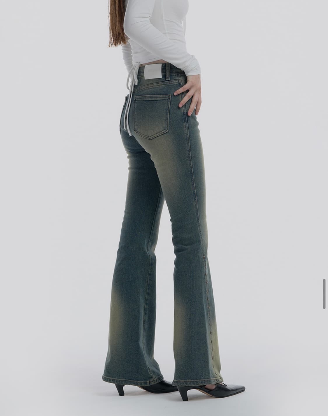 MNEM 므넴 워시드 부츠컷 상품이미지1